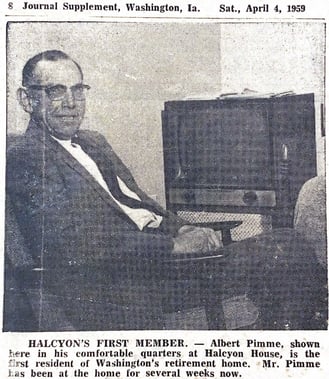 Halcyon first resident Pimme